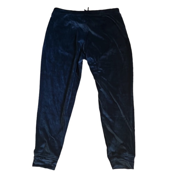 NEW House of Harlow 1960 Black Velvet Velour Jogger Sweat Pants - XL - Picture 6 of 14
